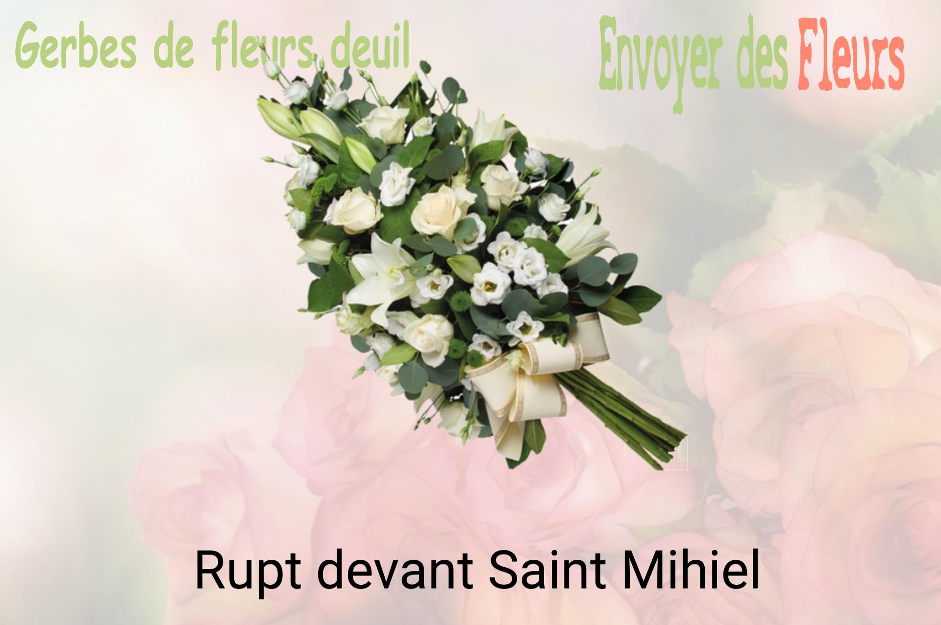 Gerbe de fleurs de deuil livrée à Rupt-devant-Saint-Mihiel